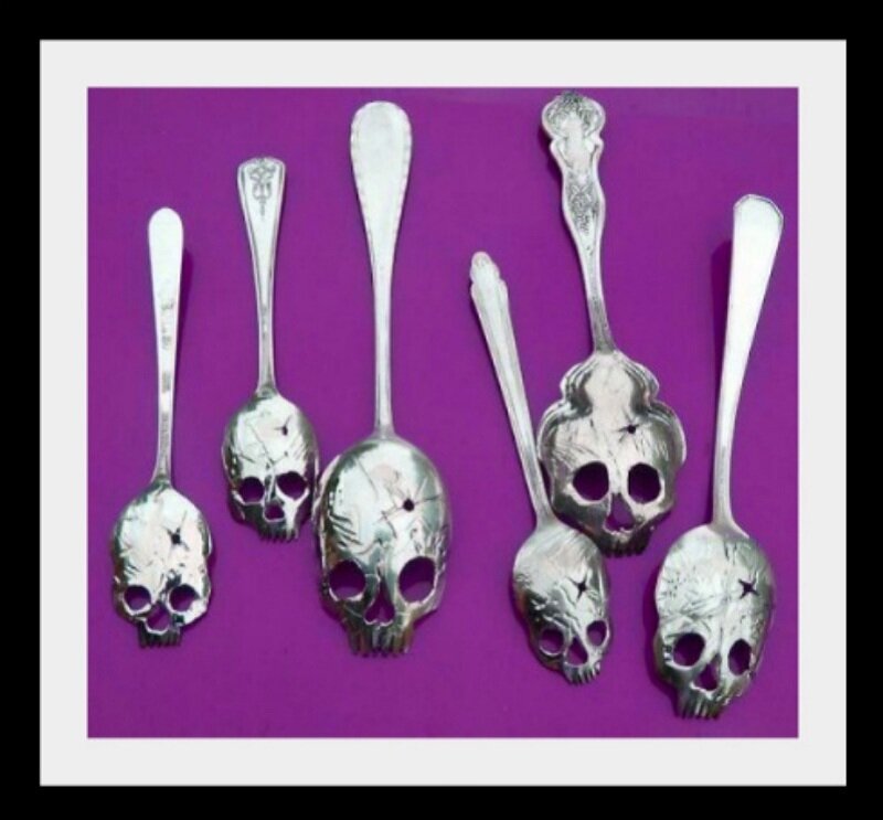 Skull-shaped Spoons