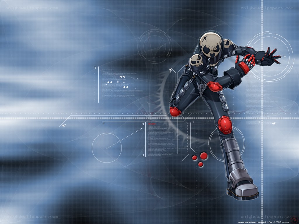 skull-themed anime character