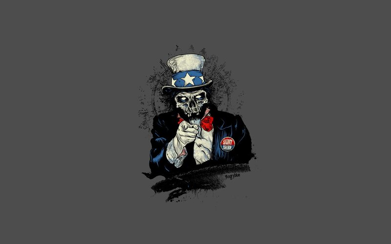 skull uncle sam