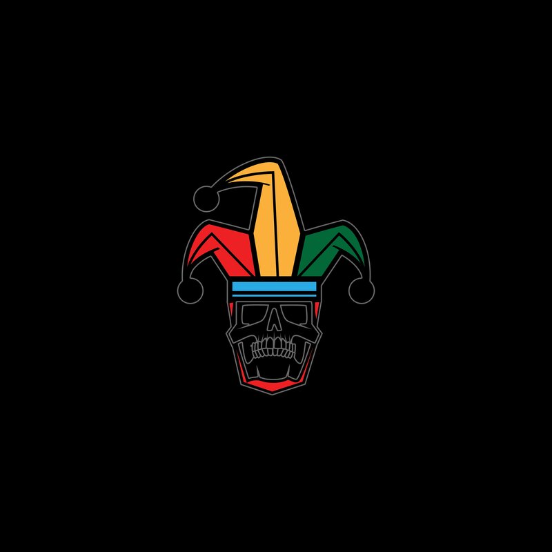Skull Wearing Jester Hat