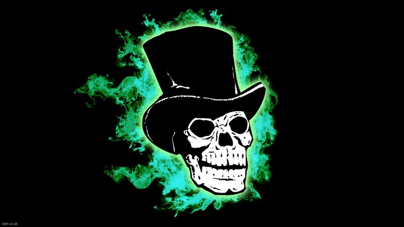Skull Wearing Top Hat