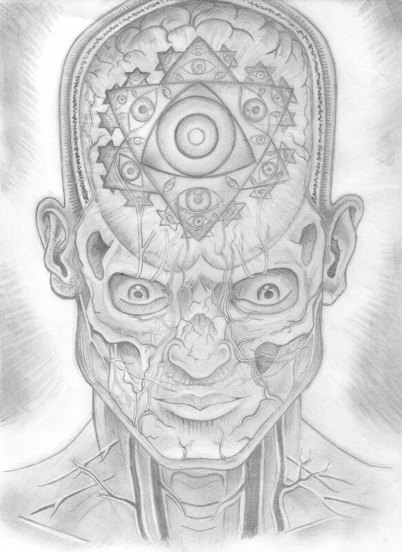 skull with all-seeing eye