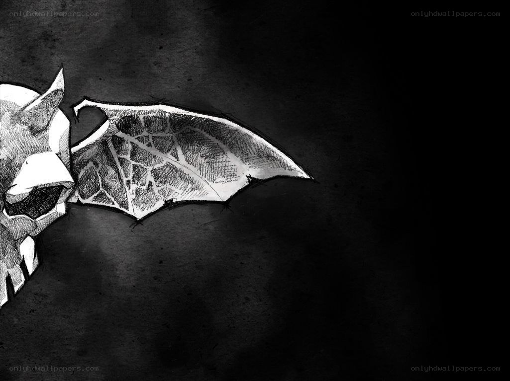 skull with bat wings