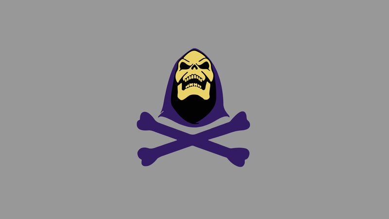 Skull with Bones
