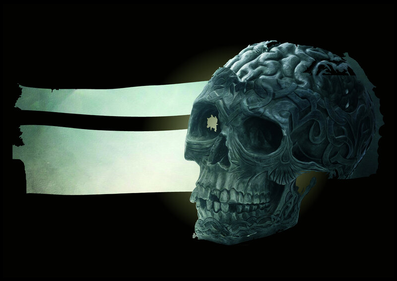 Skull with Brain Exposed