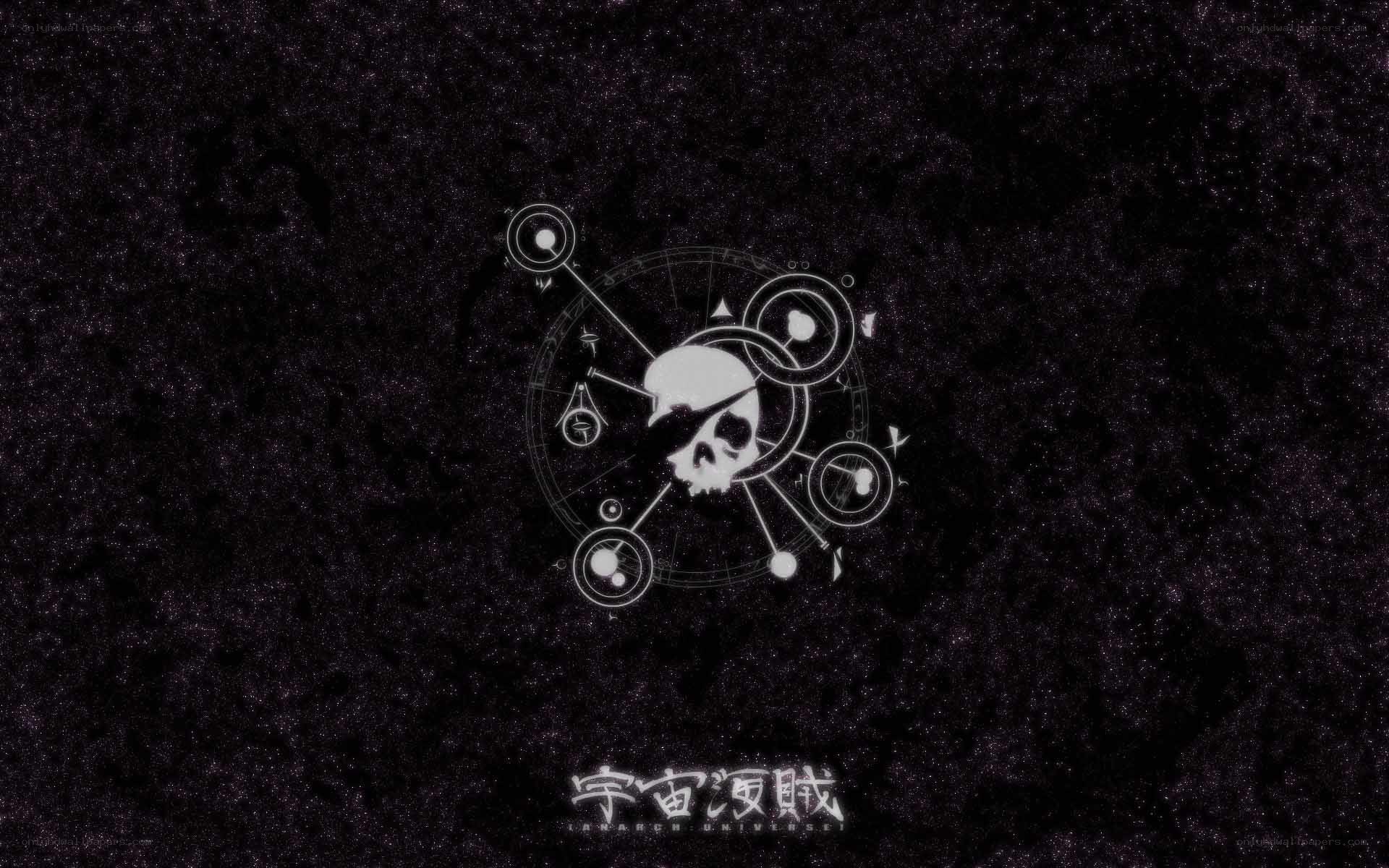 skull with celestial symbols