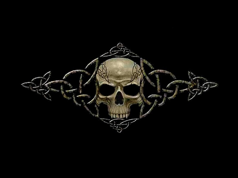 Skull with Celtic Knots