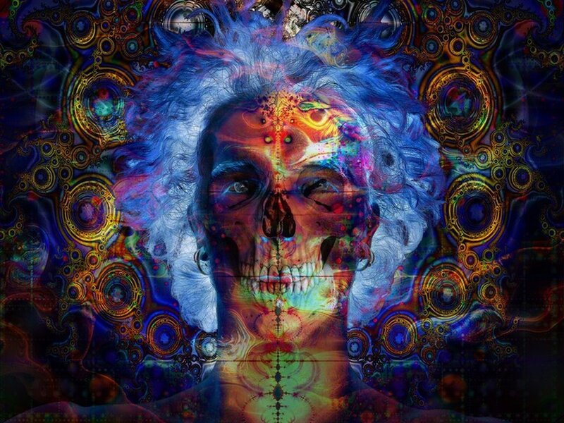 Skull with Colorful Patterns