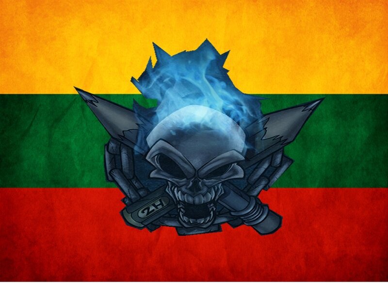 Skull with Crossed Weapons