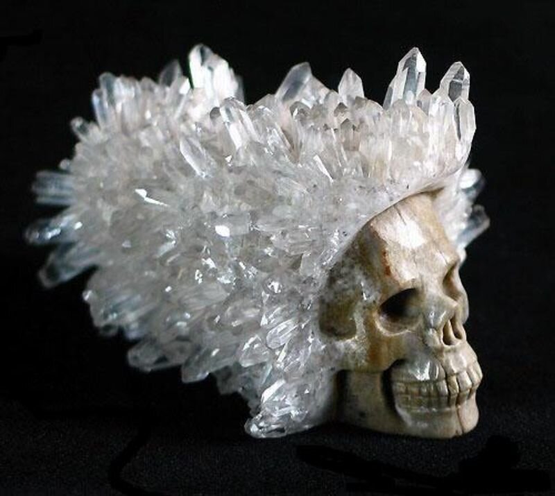 Skull with Crystal Crown