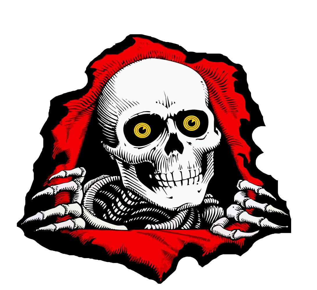 skull with glowing eyes