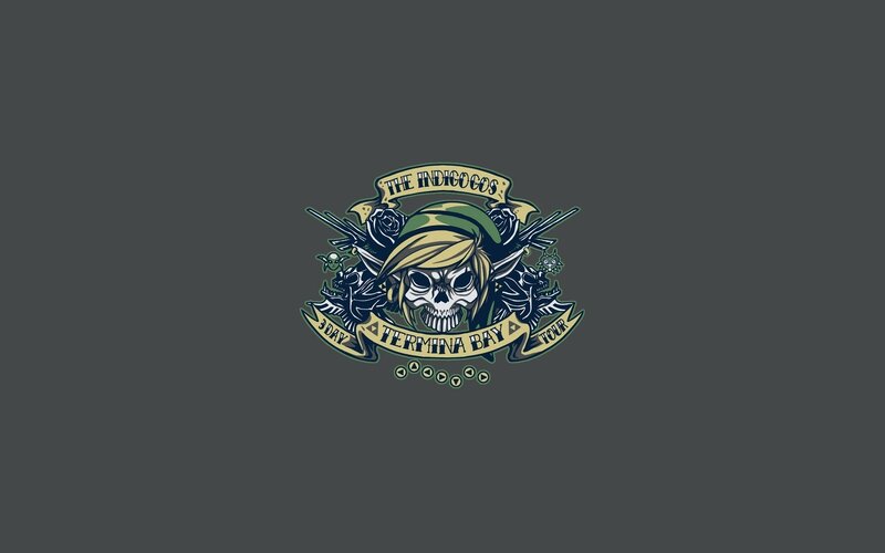 Skull with Green Hat