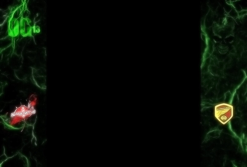 Skull with Green Lightning
