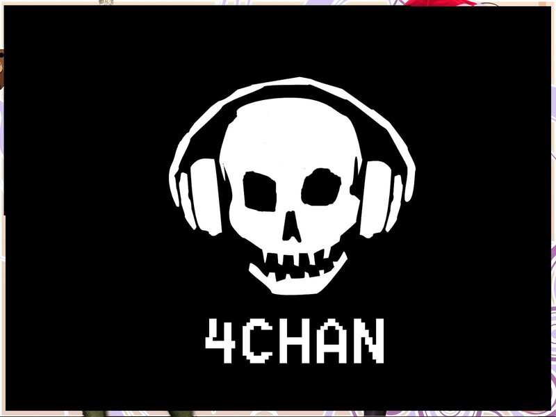 Skull with headphones logo