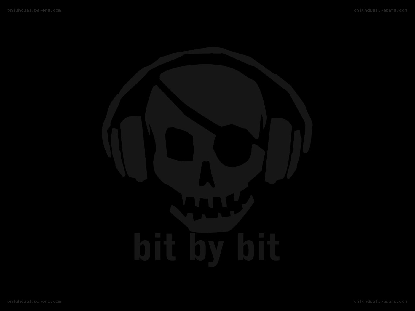skull with headphones logo