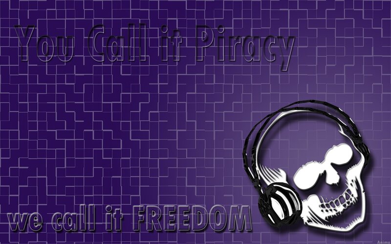 Skull with Headphones — Purple