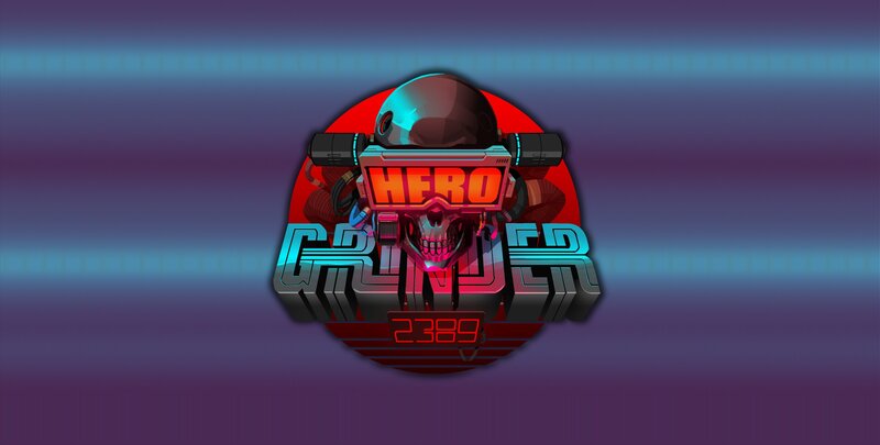 Skull with Helmet — Purple