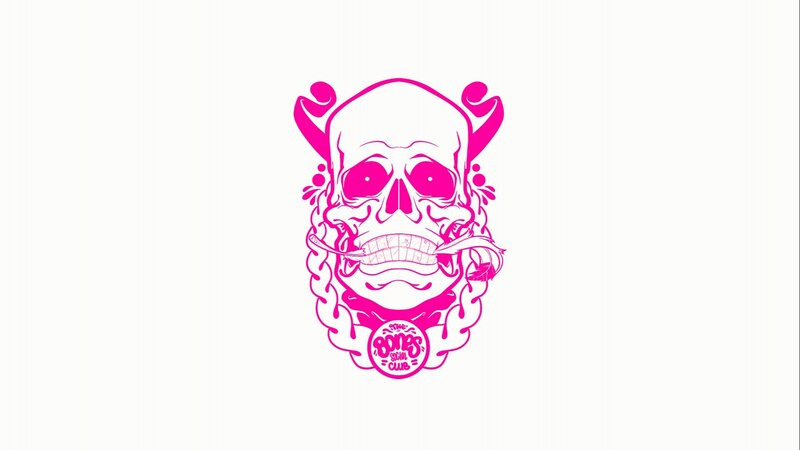 Skull with Horns and Beard