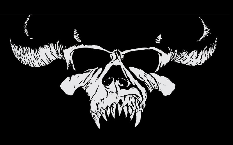 skull with horns logo