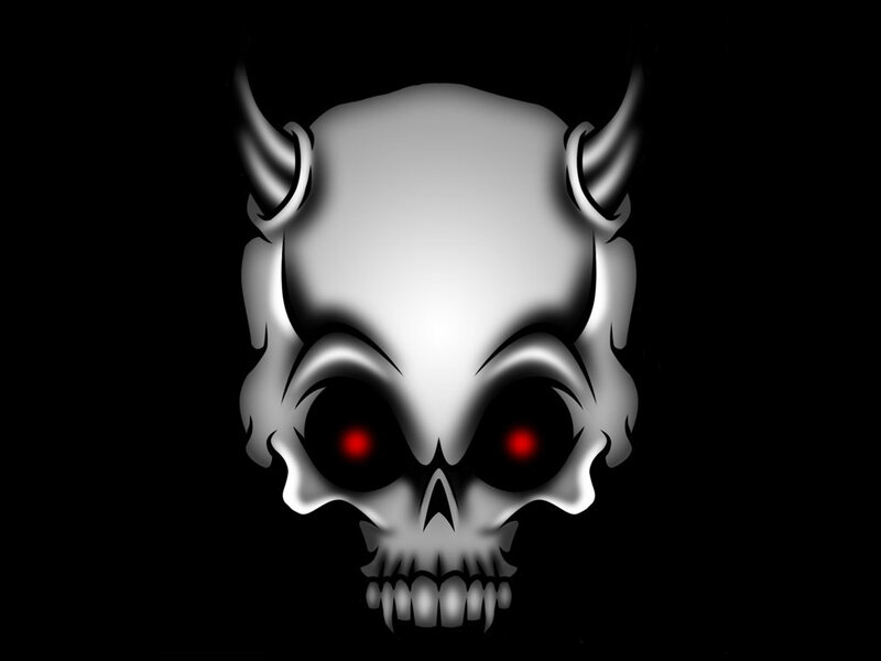 Skull with Horns