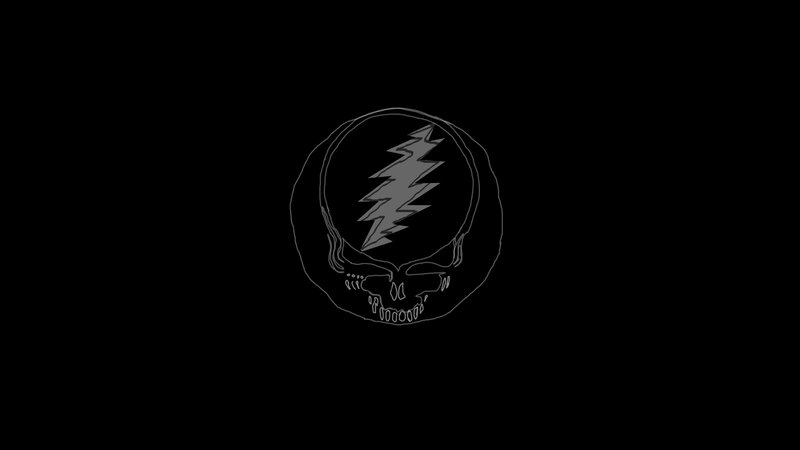 Skull with lightning bolt logo