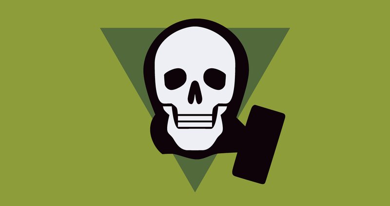 Skull with Number Four