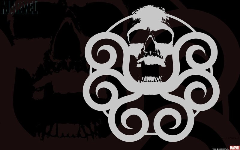 Skull with Octopus Tentacles — Black, Dark, Digital Art