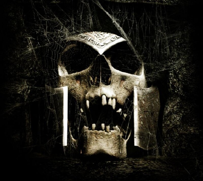 Skull with Ornate Helmet