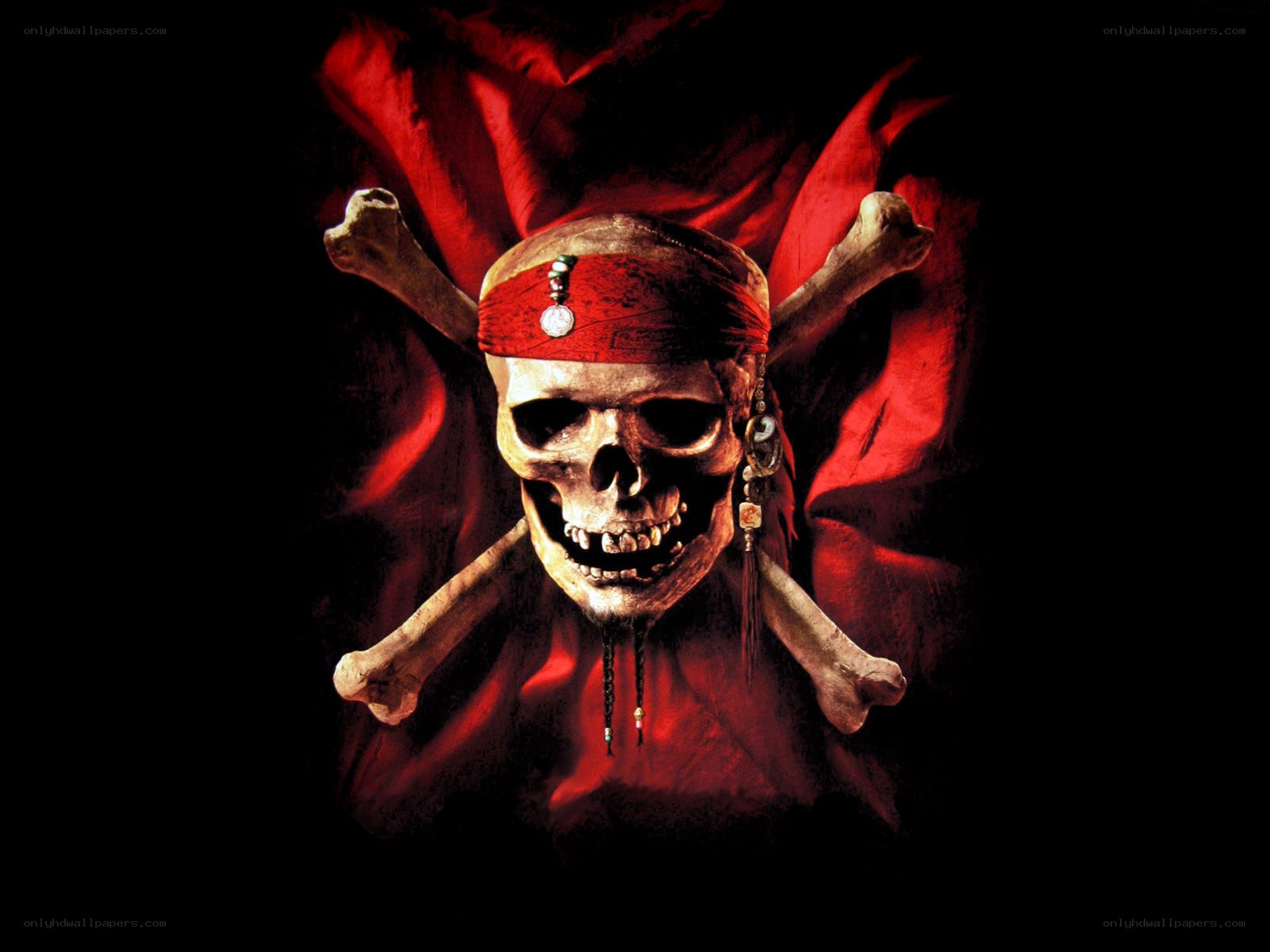 skull with pirate flag