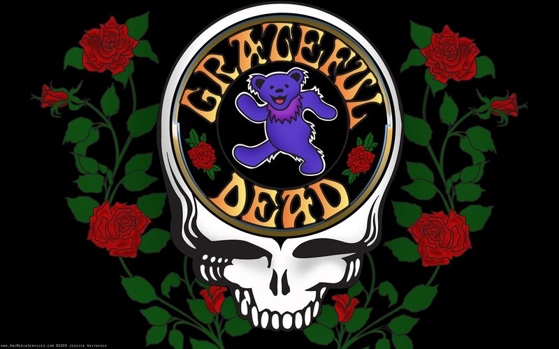 Skull with Purple Bear