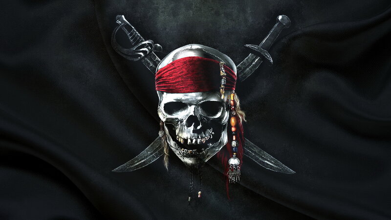 Skull with Red Bandana