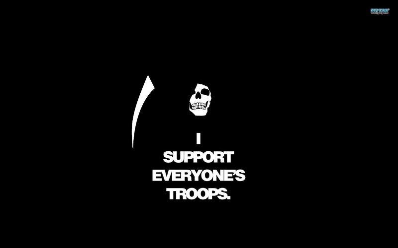 Skull with Scythe — Black, Dark, Minimalist
