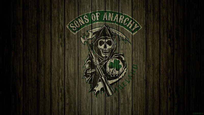 Skull with Scythe — Green