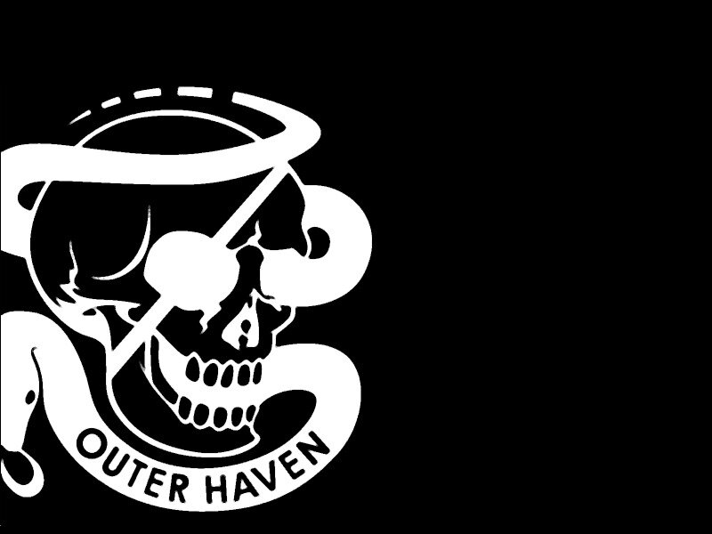 Skull with Snake — Black, Dark