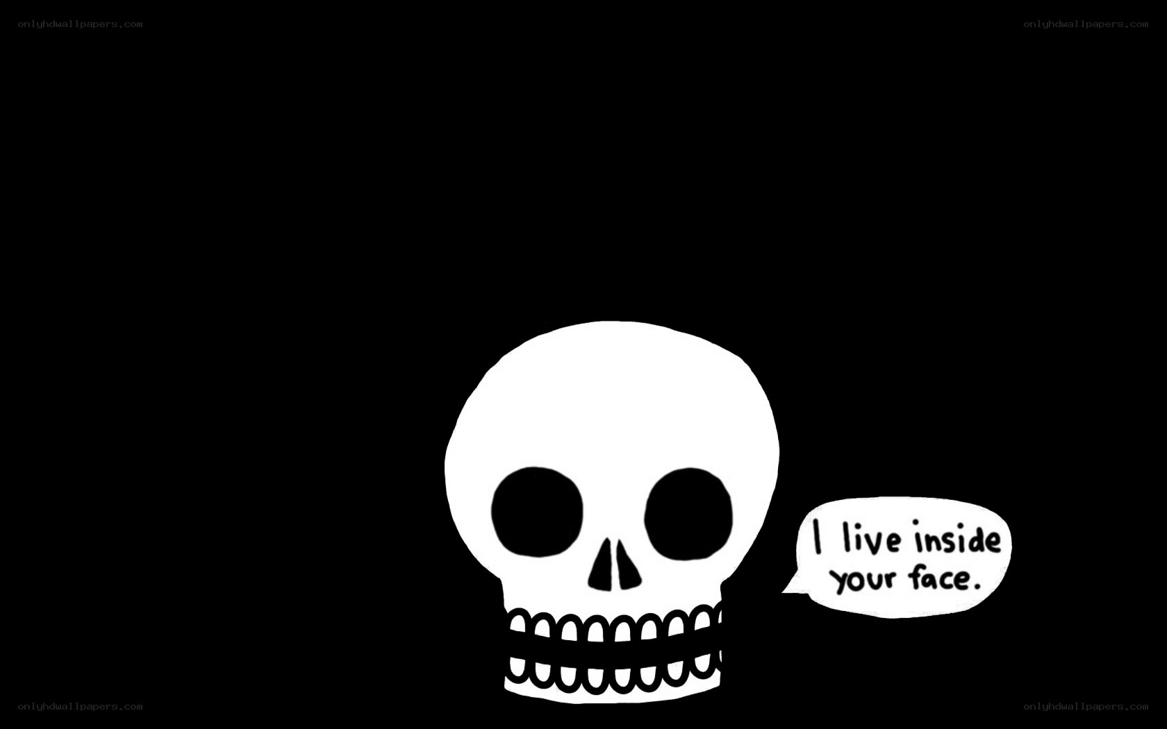 skull with speech bubble