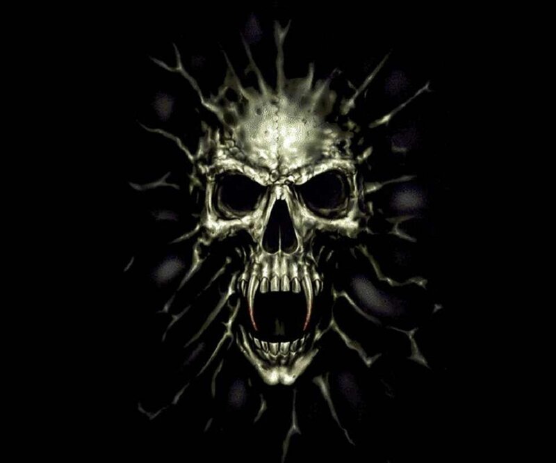 Skull with Spikes