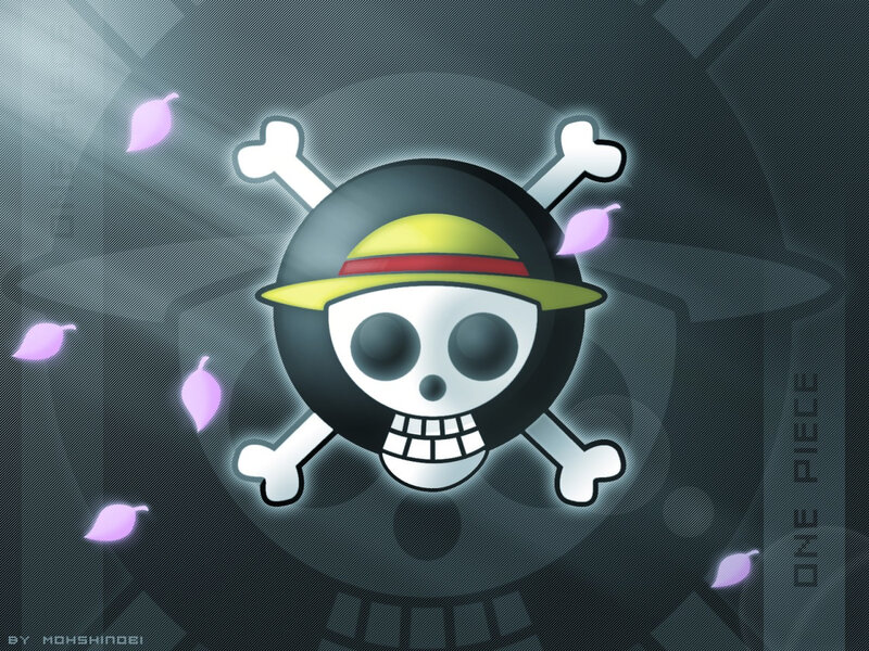 Skull with Straw Hat — Black, Dramatic