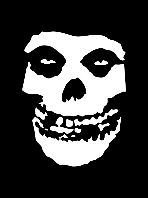 Skull with Sunglasses — Black, Playful