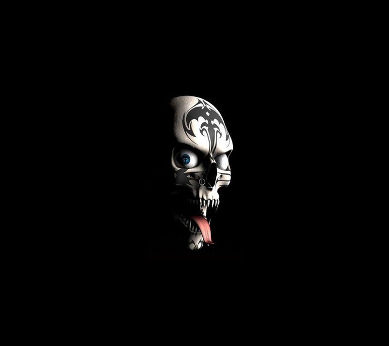 Skull with Tattoos