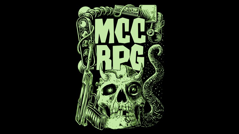 Skull with Tentacles and Guns