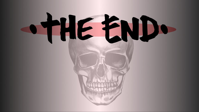 Skull with Text — Gray
