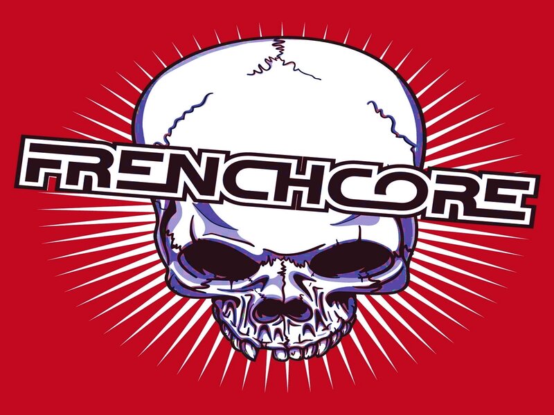 Skull with Text — Red