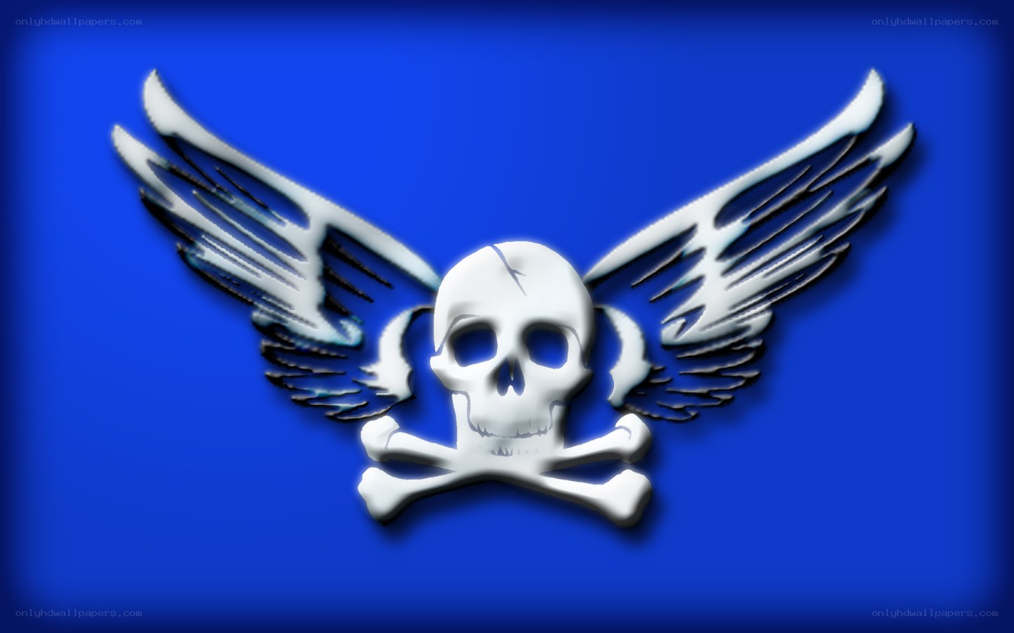 skull with wings and crossbones