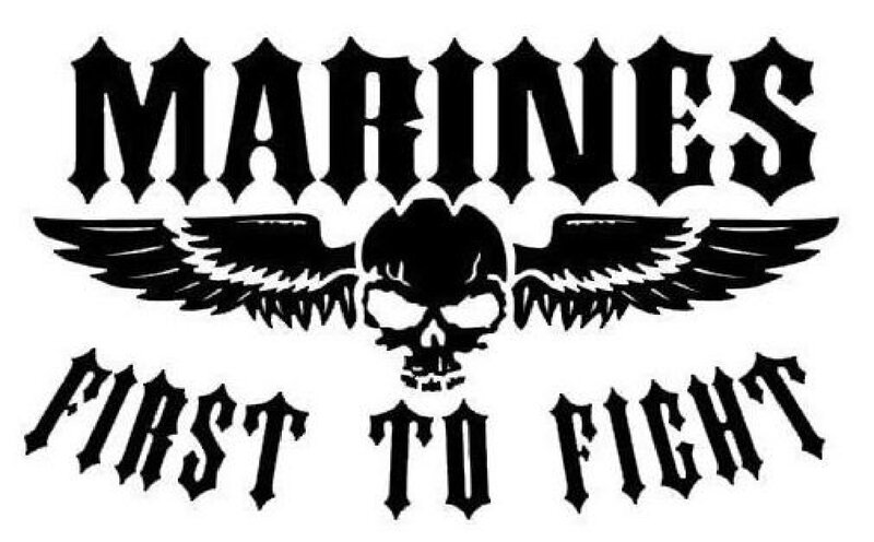 Skull with Wings — Black, Aggressive