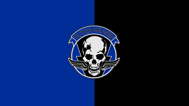 Skull with Wings Emblem — Blue