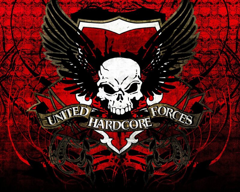 Skull with Wings Emblem — Red, Aggressive