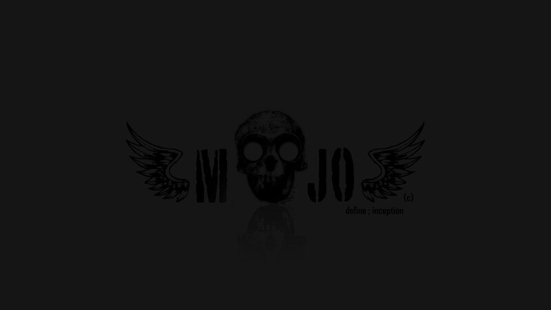 Skull with Wings Logo — Black, Dark, Illustration, Text
