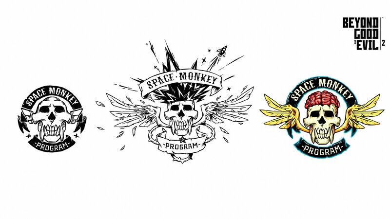 Skull with Wings Logo — Black, Edgy