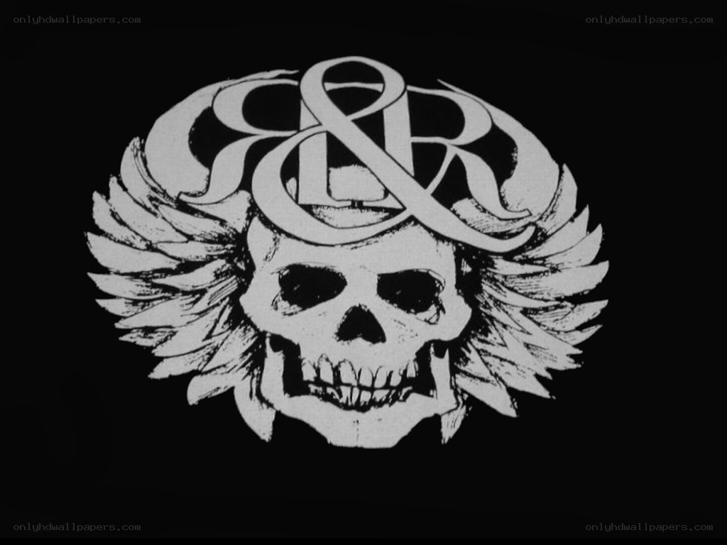 skull with wings logo