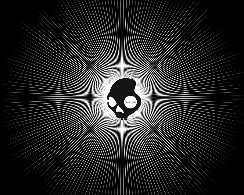 Skullcandy logo with rays